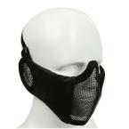 V Grid Mask + Black Fabric Earmuffs