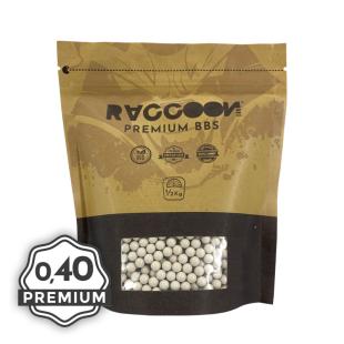 Bolas Raccoon Bio Premium 0.40 grams White 1250 bbs