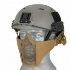 Grid+Fabric Mask for Tan Helmet
