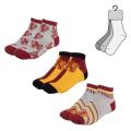 Pack 3 Pares Calcetines Gryffindor Harry Potter