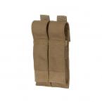 Double Mag Pouch for Molle Pistol Magazine - Tan
