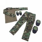 Woodland Uniform With Knee and Elbow Pads - Various Sizes